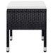 Set mobilier de grădină, 5 piese, negru - WALTI WALTI