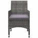 Set mobilier de grădină, 5 piese, gri - WALTI WALTI