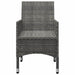 Set mobilier de grădină, 5 piese, gri - WALTI WALTI