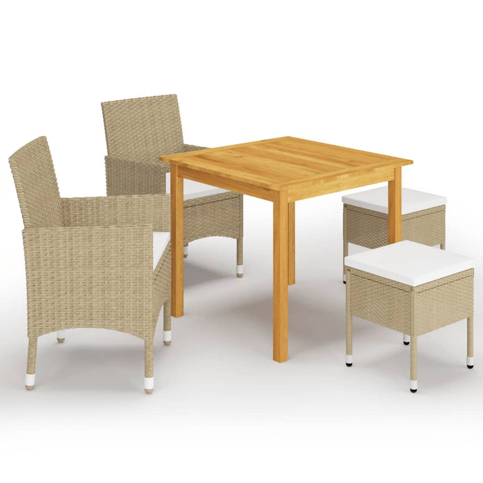 Set mobilier de grădină, 5 piese, bej - WALTI WALTI