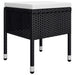 Set mobilier de grădină, 5 piese, negru - WALTI WALTI