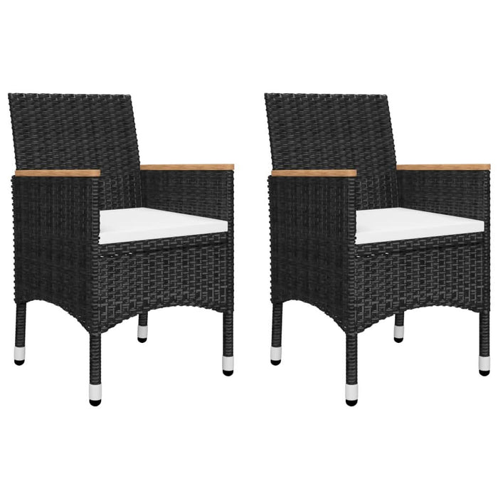 Set mobilier de grădină, 5 piese, negru - WALTI WALTI