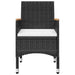 Set mobilier de grădină, 5 piese, negru - WALTI WALTI