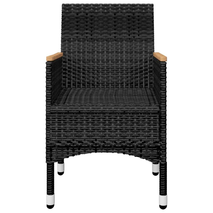 Set mobilier de grădină, 5 piese, negru - WALTI WALTI
