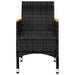 Set mobilier de grădină, 5 piese, negru - WALTI WALTI