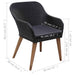 Set mobilier de grădină, 5 piese, negru - WALTI WALTI