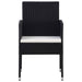 Set mobilier de grădină, 5 piese, negru - WALTI WALTI