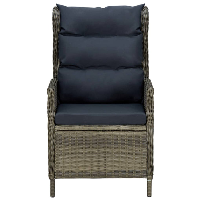 Set mobilier de grădină, 3 piese, maro WALTI