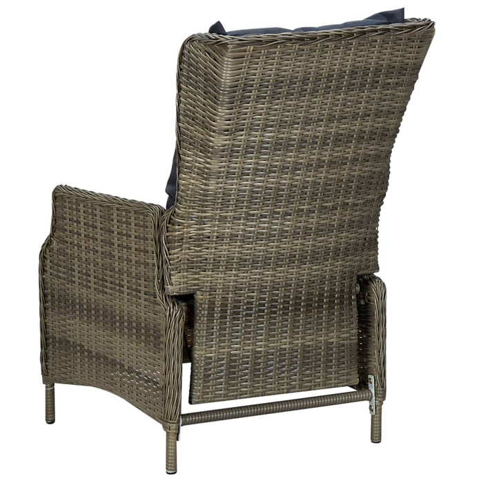 Set mobilier de grădină, 3 piese, maro WALTI