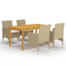 Set mobilier de grădină, 5 piese, bej - WALTI WALTI