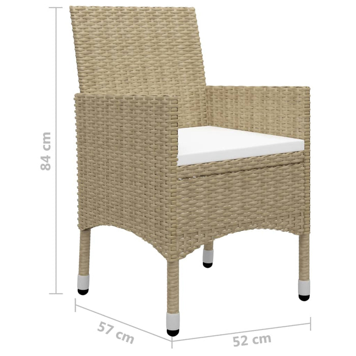 Set mobilier de grădină, 5 piese, bej - WALTI WALTI
