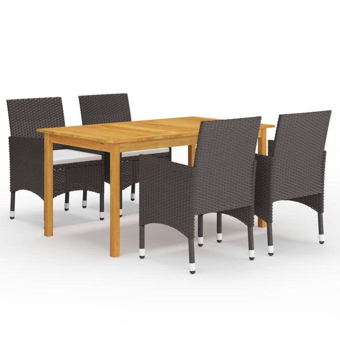 Set mobilier de grădină, 5 piese, maro - WALTI WALTI