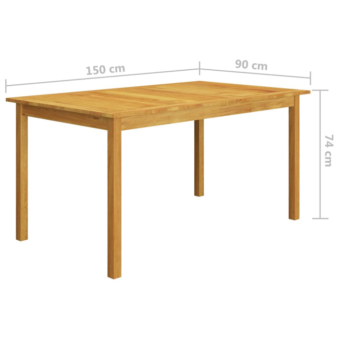Set mobilier pentru grădină, 7 piese, gri WALTI
