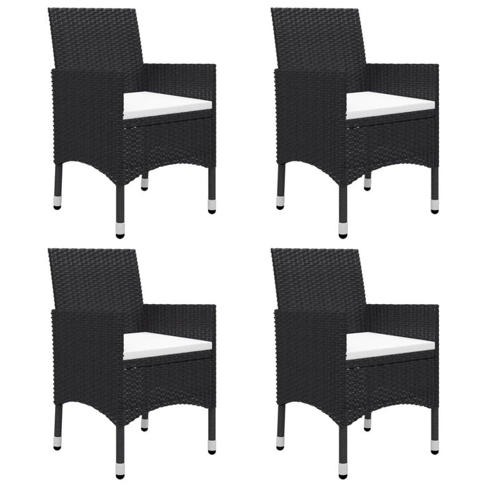 Set mobilier de grădină, 7 piese, negru - WALTI WALTI