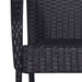 Set mobilier de grădină, 5 piese, negru - WALTI WALTI