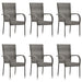 Set mobilier pentru grădină, 7 piese, gri - WALTI WALTI