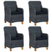 Set mobilier de grădină, 5 piese, gri închis - WALTI WALTI