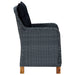 Set mobilier de grădină, 5 piese, gri închis - WALTI WALTI