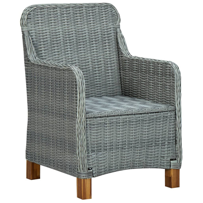 Set de mobilier pentru grădină, 5 piese, gri deschis - WALTI WALTI