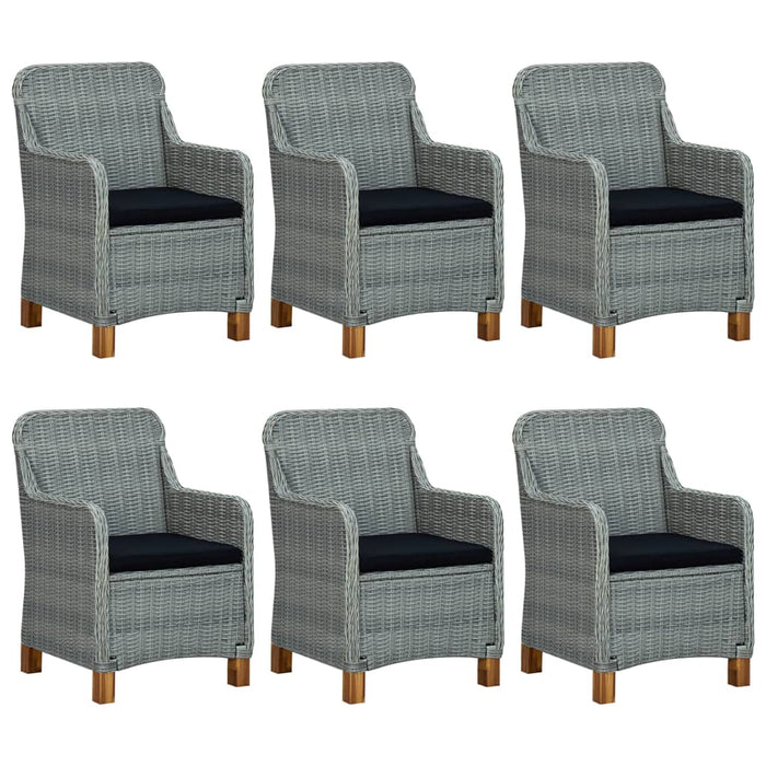 Set mobilier de grădină, 7 piese, gri deschis - WALTI WALTI