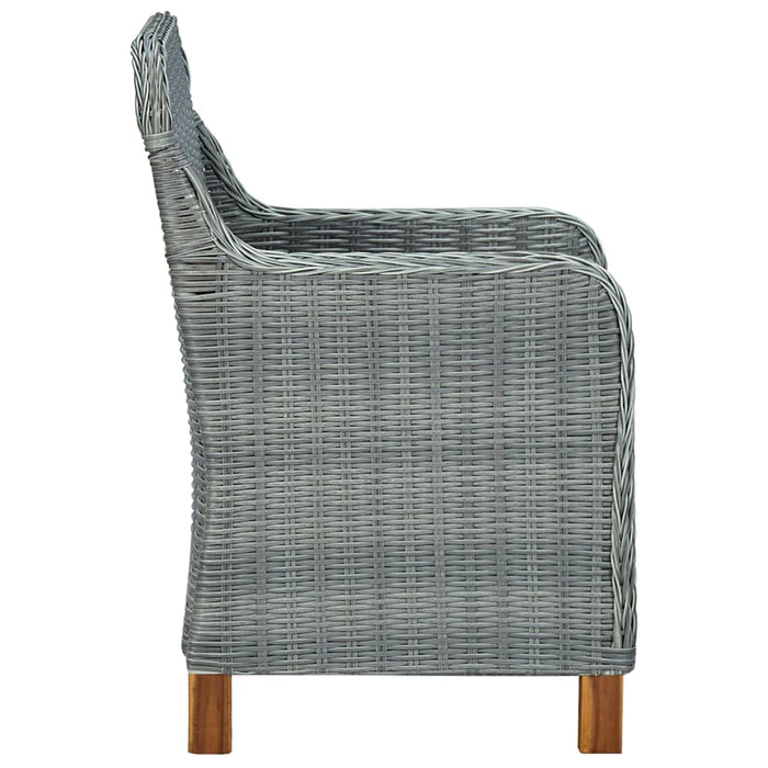 Set mobilier de grădină, 7 piese, gri deschis - WALTI WALTI