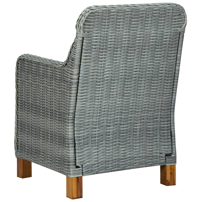 Set mobilier de grădină, 7 piese, gri deschis - WALTI WALTI