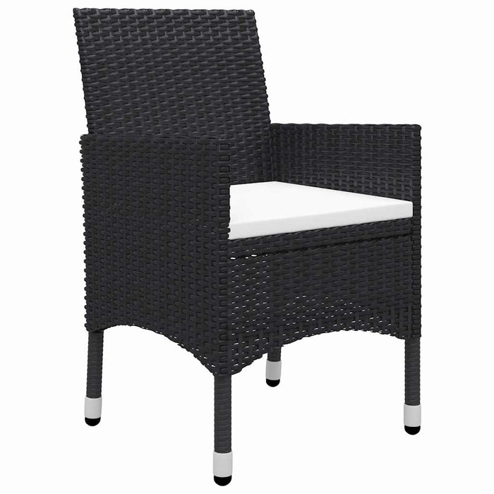 Set mobilier de grădină, 7 piese, negru - WALTI WALTI
