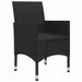 Set mobilier de grădină, 9 piese, negru - WALTI WALTI