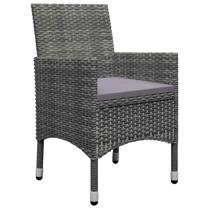 Set mobilier de grădină, 9 piese, gri - WALTI WALTI