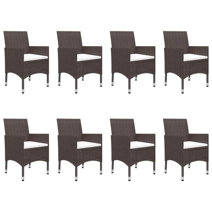 Set mobilier de grădină, 9 piese, maro - WALTI WALTI