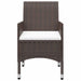 Set mobilier de grădină, 9 piese, maro - WALTI WALTI