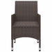 Set mobilier de grădină, 9 piese, maro - WALTI WALTI