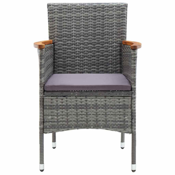 Set mobilier de grădină, 7 piese, gri WALTI