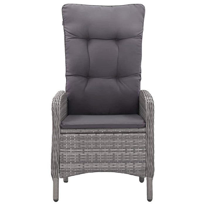Set mobilier pentru grădină, 7 piese, gri WALTI