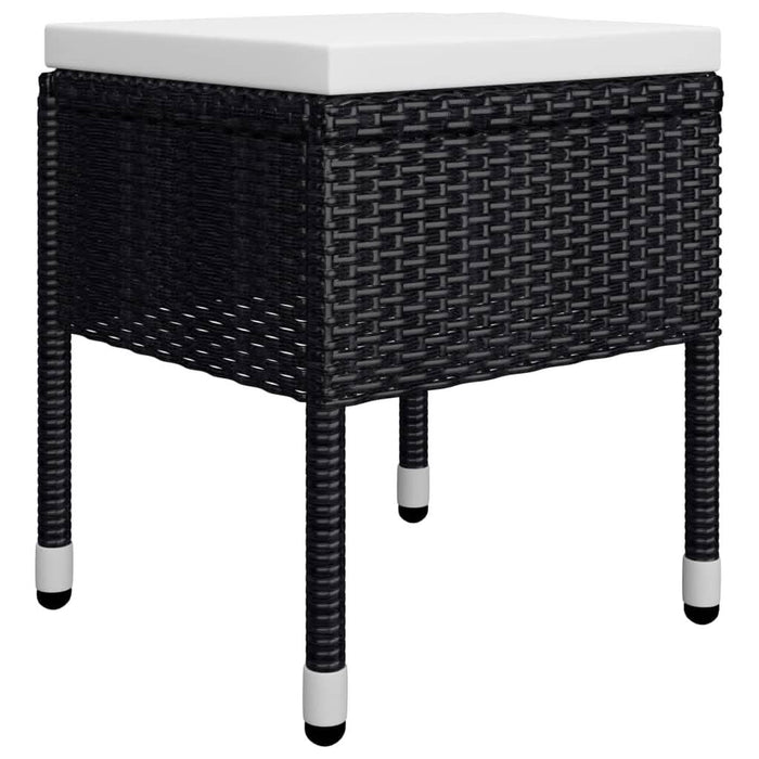 Set mobilier de grădină, 11 piese, negru - WALTI WALTI