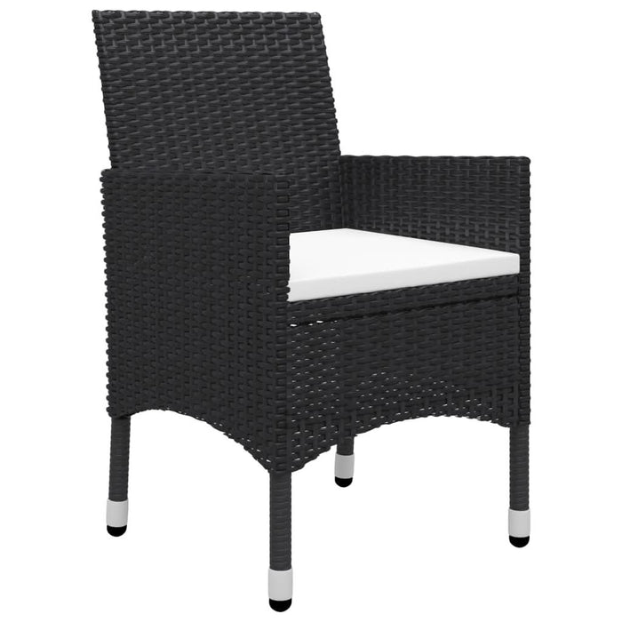 Set mobilier de grădină, 11 piese, negru - WALTI WALTI