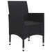 Set mobilier de grădină, 11 piese, negru - WALTI WALTI