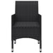 Set mobilier de grădină, 11 piese, negru - WALTI WALTI