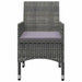 Set mobilier de grădină, 11 piese, gri - WALTI WALTI