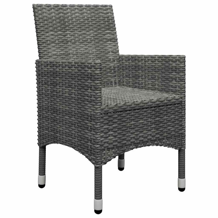 Set mobilier de grădină, 11 piese, gri - WALTI WALTI