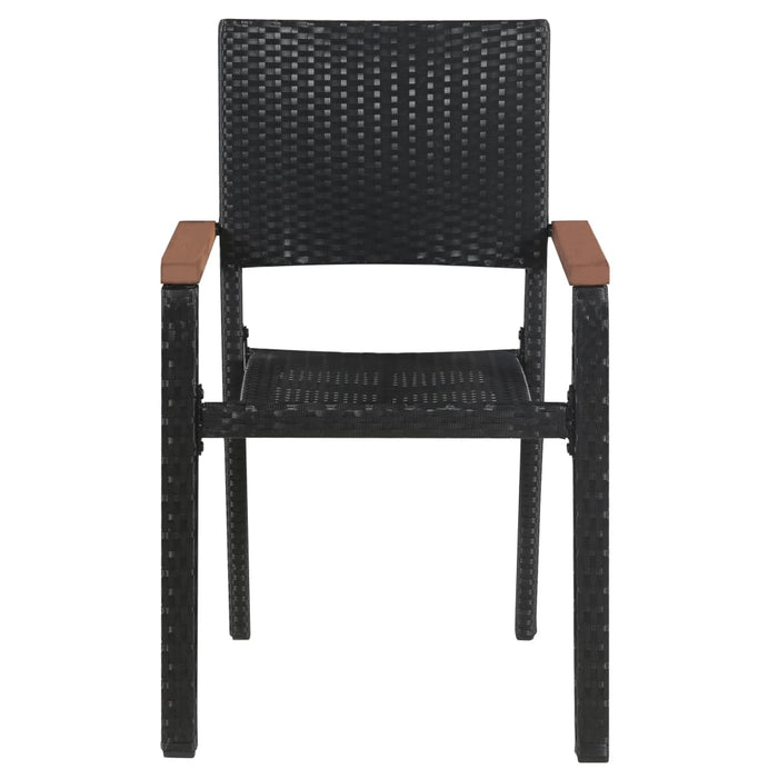 Set mobilier de grădină, 9 piese, negru - WALTI WALTI