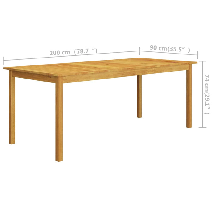 Set mobilier de grădină, 9 piese, negru - WALTI WALTI