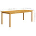 Set mobilier de grădină, 9 piese, negru - WALTI WALTI