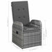 Set mobilier de grădină, 9 piese, gri - WALTI WALTI