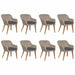 Set mobilier de grădină, 9 piese, maro - WALTI WALTI