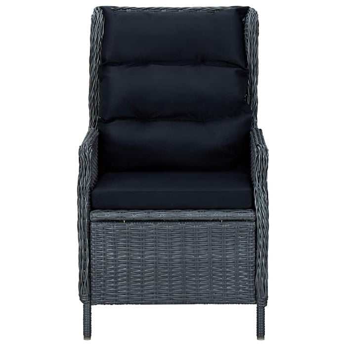 Set mobilier de grădină, 7 piese, gri închis - WALTI WALTI