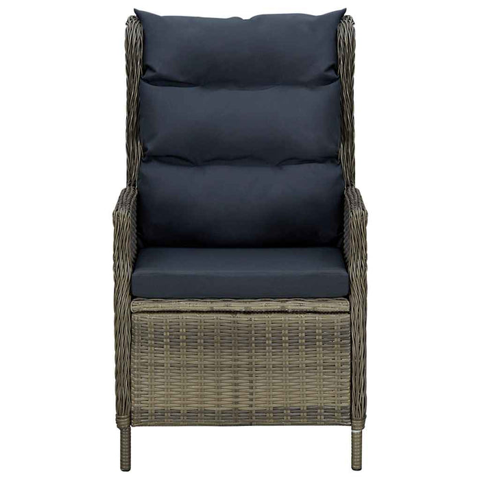 Set mobilier de grădină, 7 piese, maro WALTI