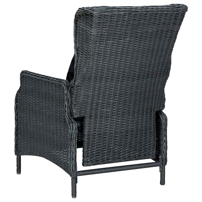 Set mobilier de grădină, 9 piese, gri închis - WALTI WALTI