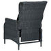 Set mobilier de grădină, 9 piese, gri închis - WALTI WALTI