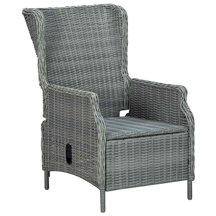 Set mobilier de grădină, 9 piese, gri deschis - WALTI WALTI